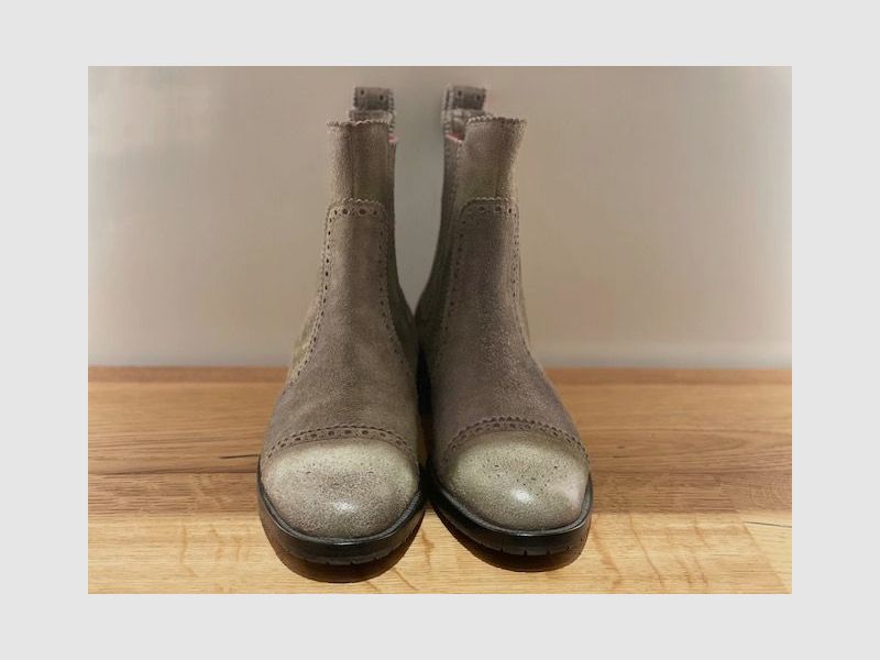 dirndl & bua Stiefeletten Antikbock in Grau, Bild 2 von 2