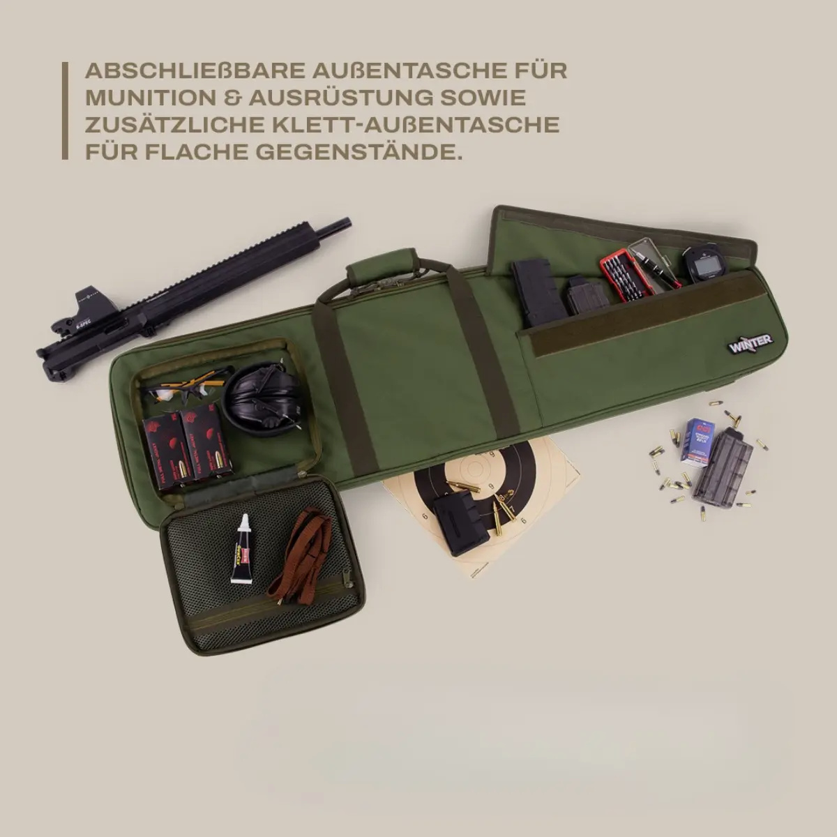 Winter Gun Bag Forest 110 cm