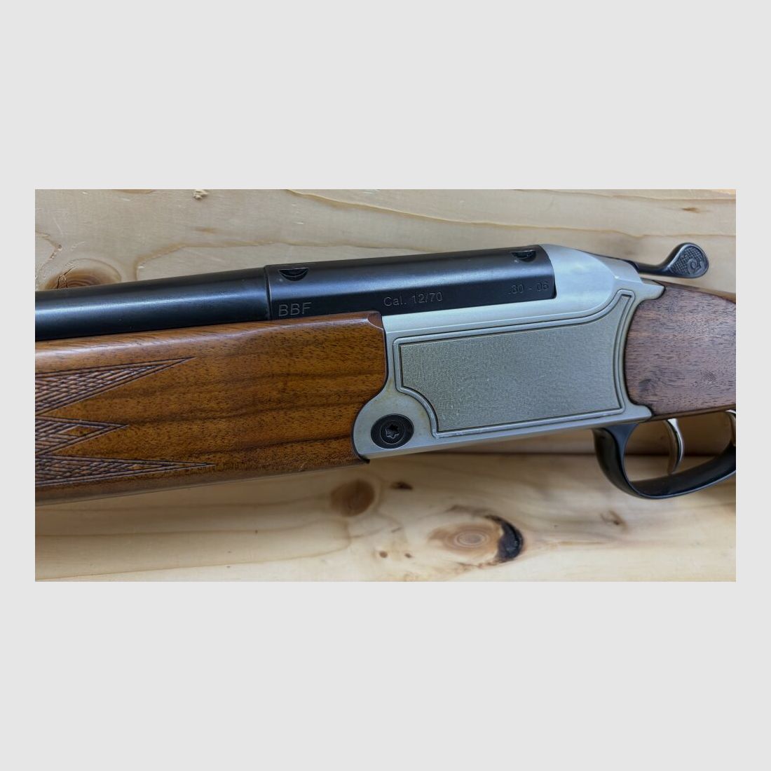 Blaser BBF 97 Kal.: 12/70, .30-06Spring / 2 Schloss - Handspanner .30-06Spring;12/70