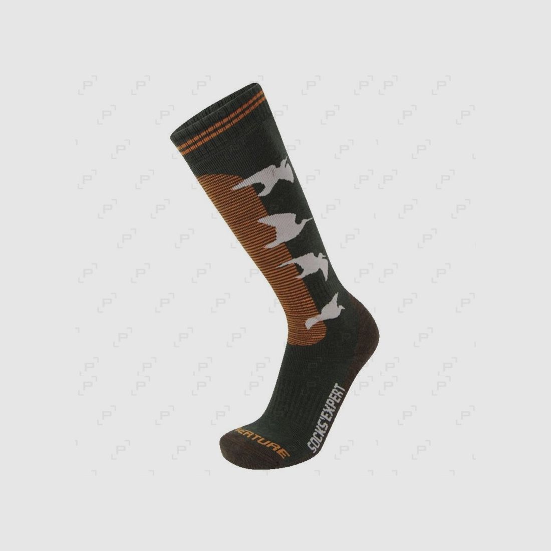 ESTEX OUVERTURE knielange Socken khaki, Bild 1 von 6