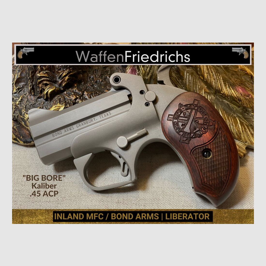 INLAND MFC | BOND ARMS	 LIBERATOR DERRINGER - Waffen Friedrichs