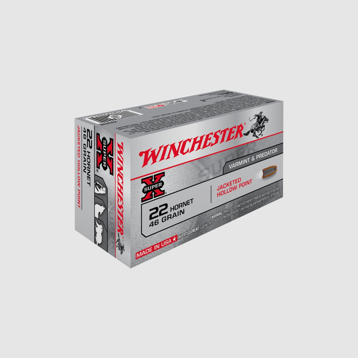 AM.KUL. 22 HORNET 46GR Hollow Point (1op50st.), afbeelding 3 van 3