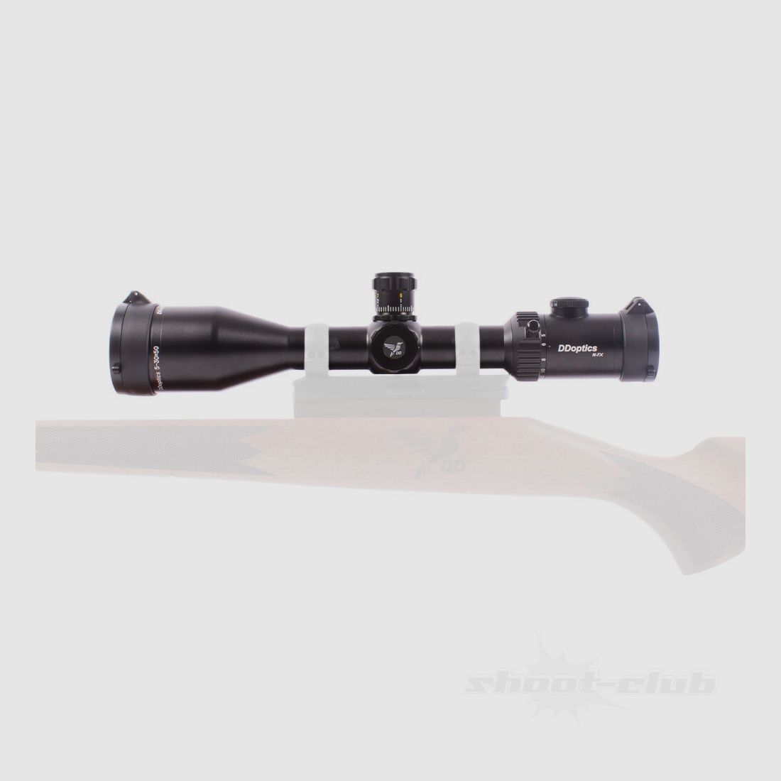 DDoptics Nighteagle 5-30x50 NFX MILDOT / MRAD inkl. iFiber