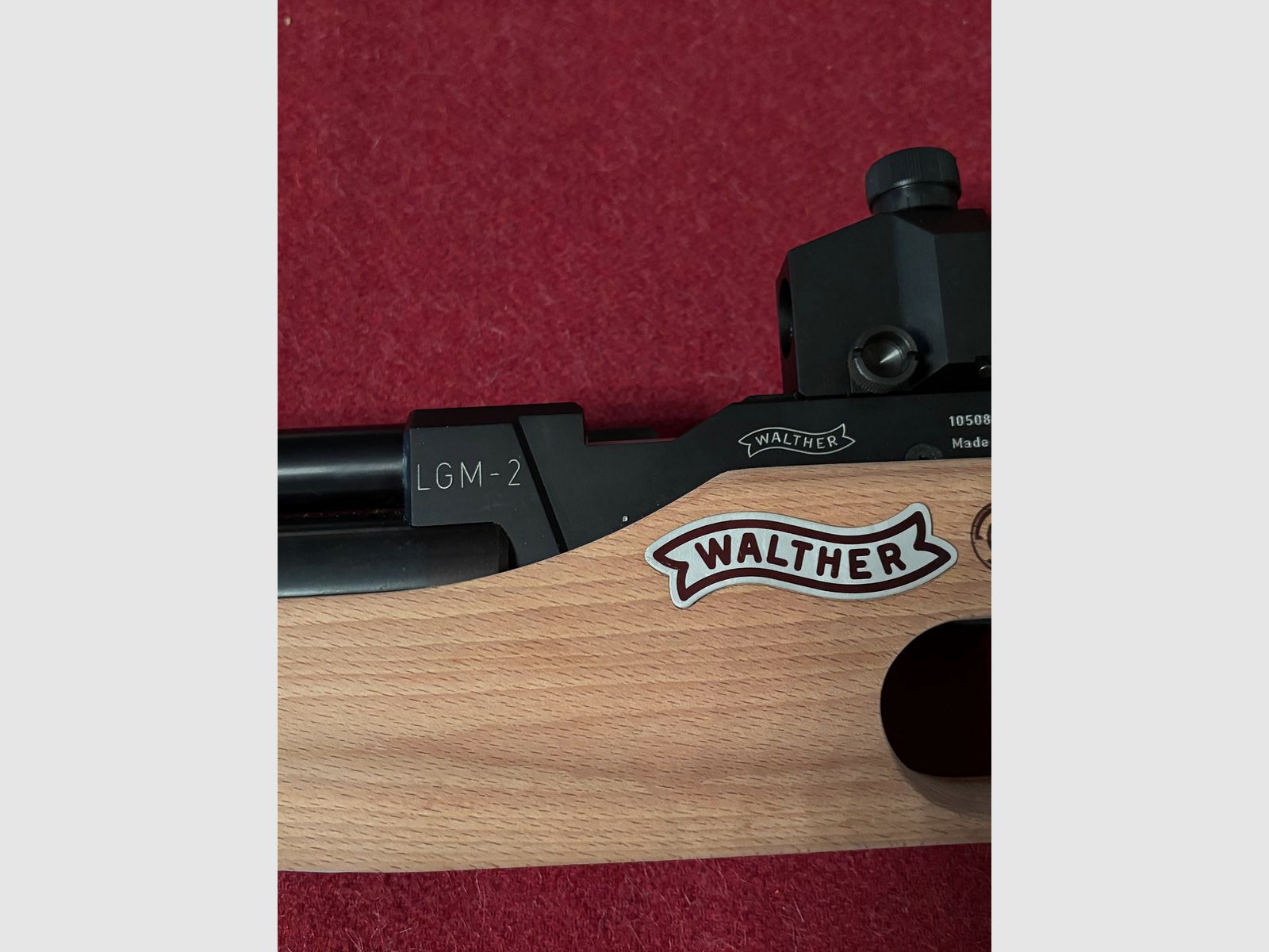 Walther LGM-2 match air rifle 4.5mm