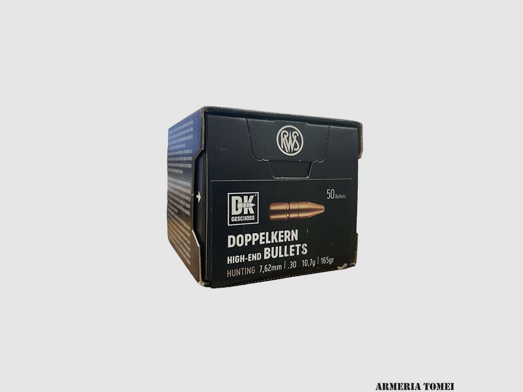 RWS – GESCHOSSE – DOPPELKERN HUNTING 7,62mm | .30 • 10,7g | 165gr (50Stück)