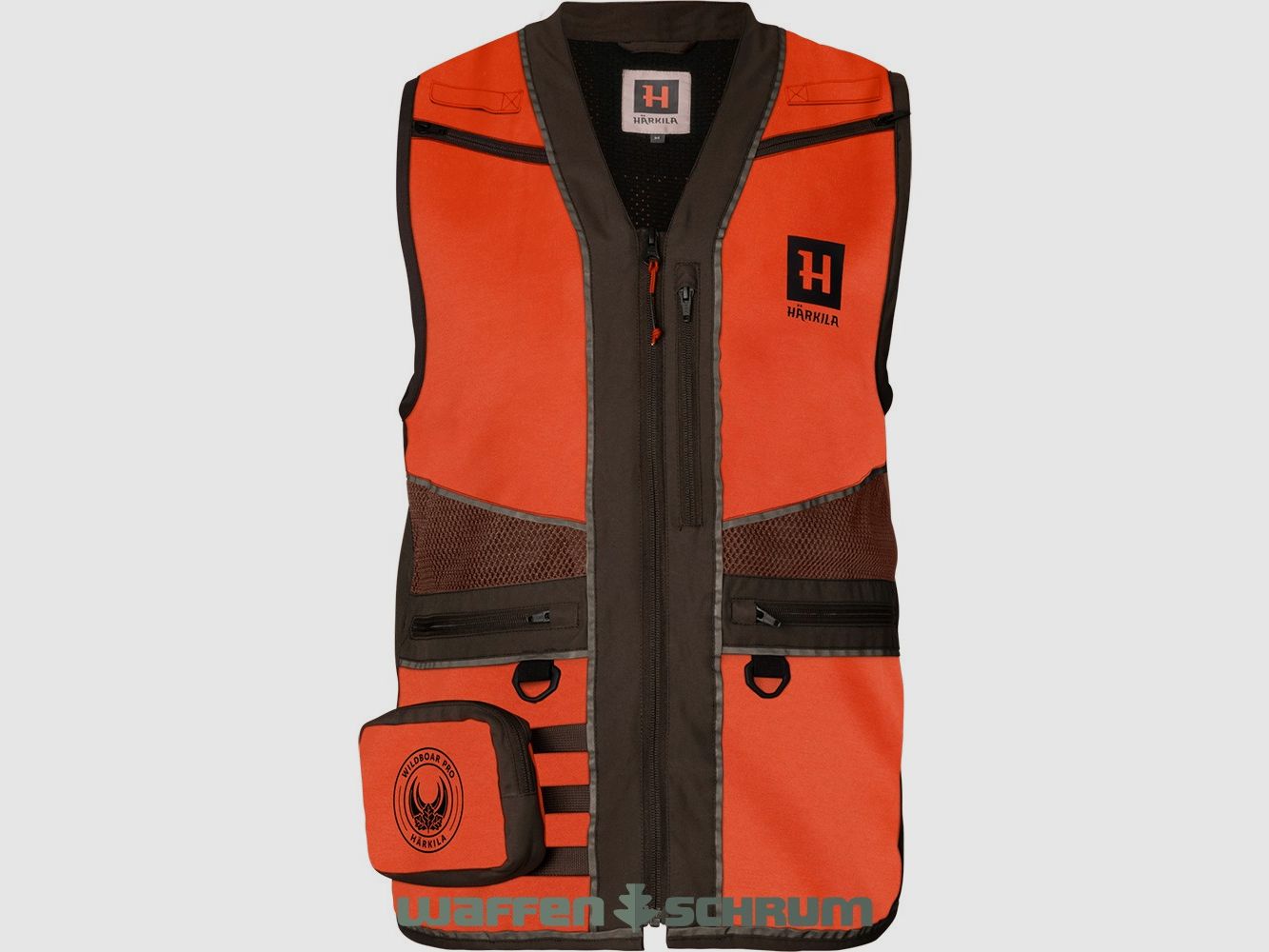 Härkila Signalweste Wildboar Pro  Orange blaze/Brown