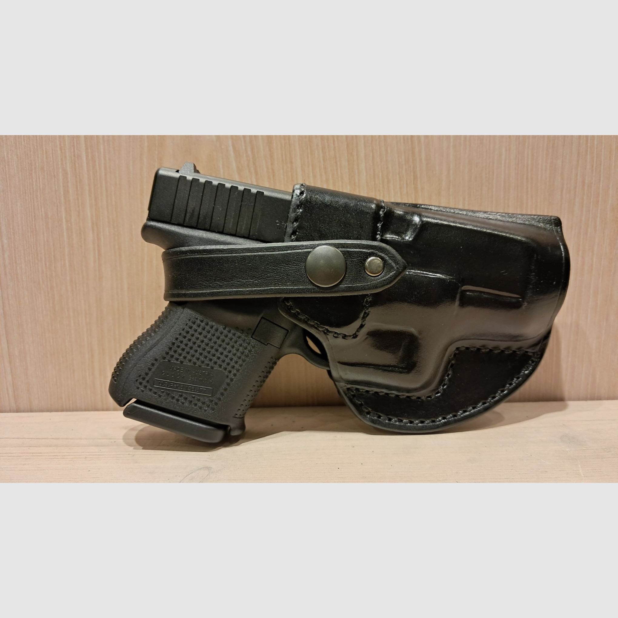 Holster JMC Leder schwarz GLOCK 26, Bild 1 von 4
