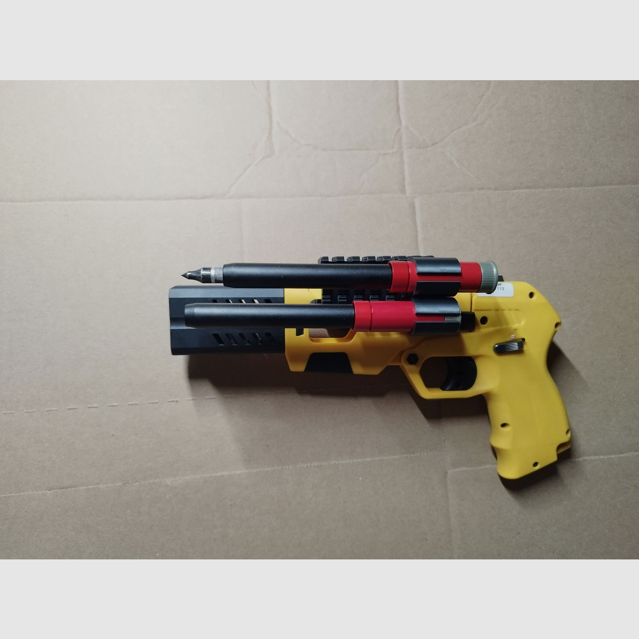 AEA Scuba Ringer MK2 osłona biegowa uchwyt szyn Picatinny rura startowa i kartusz