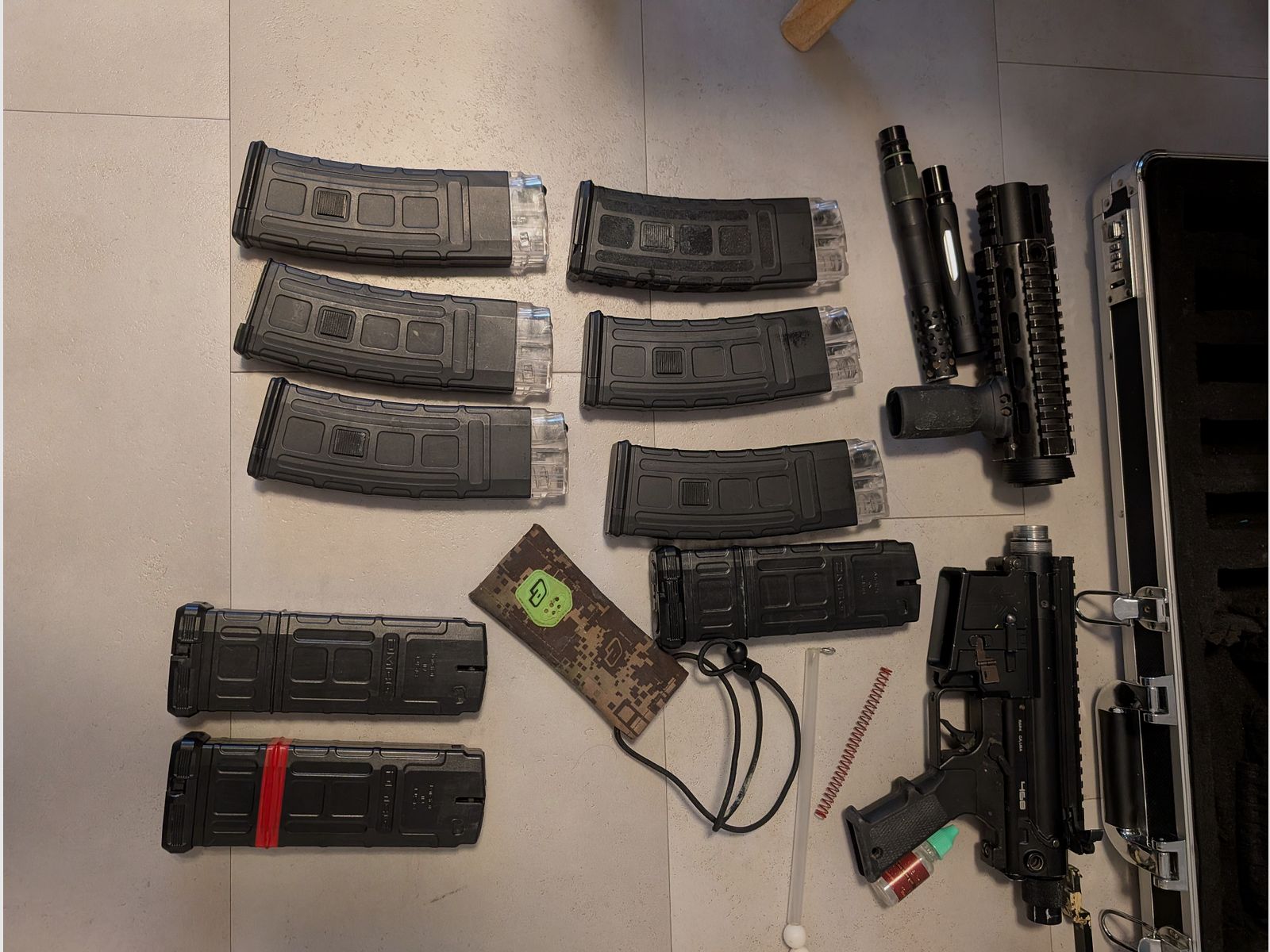 Set completo di marcatori RAP4 468 con molti accessori