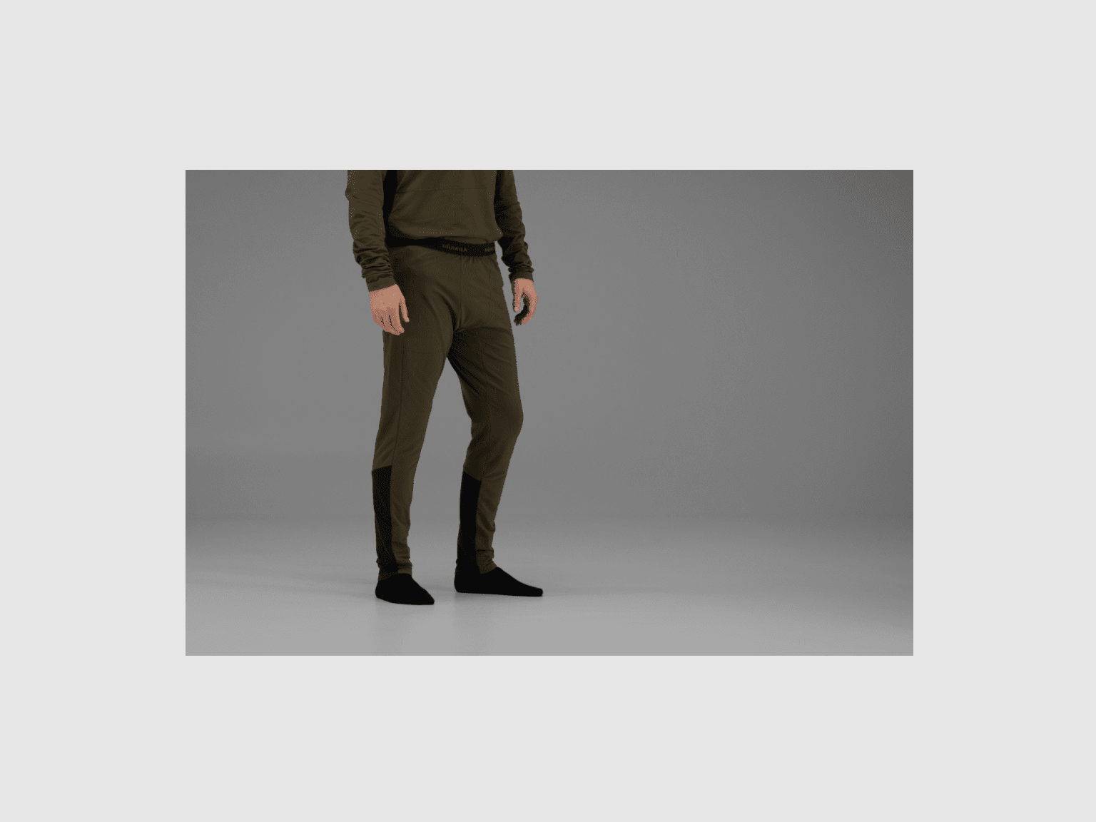 Härkila Heat long Johns willow green/black, billede 3 af 5