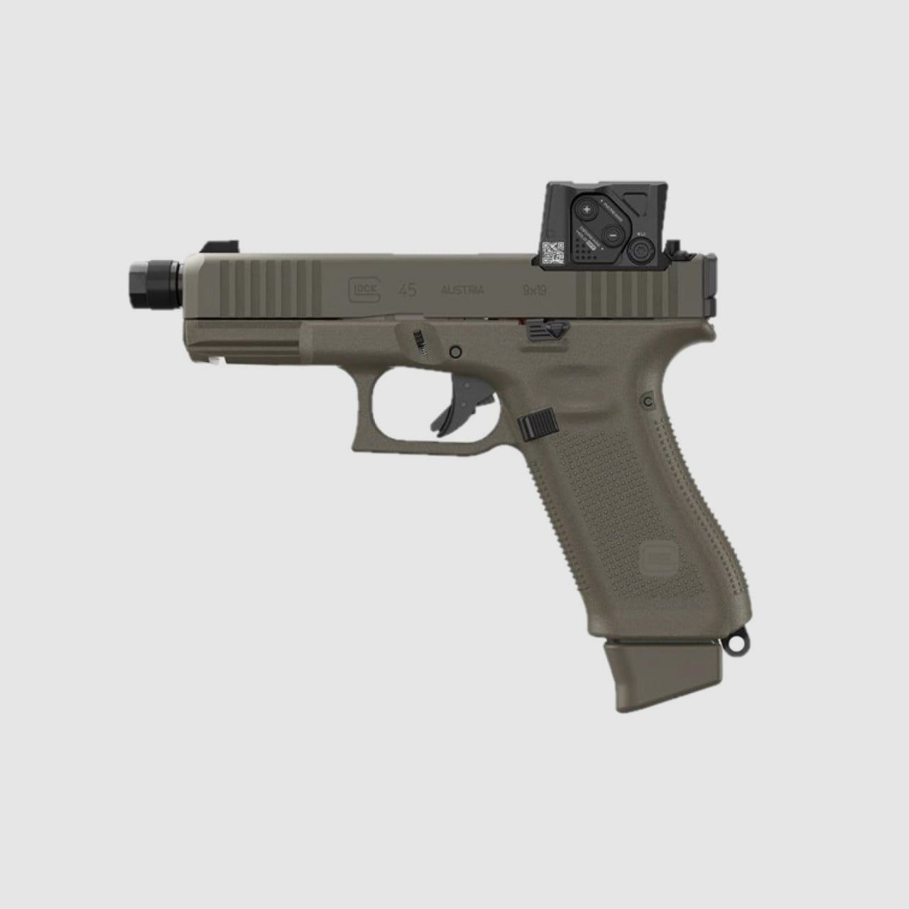 Glock 45 MOS FS GL A-Cut Hunter Combo Pistola 9 mm Luger