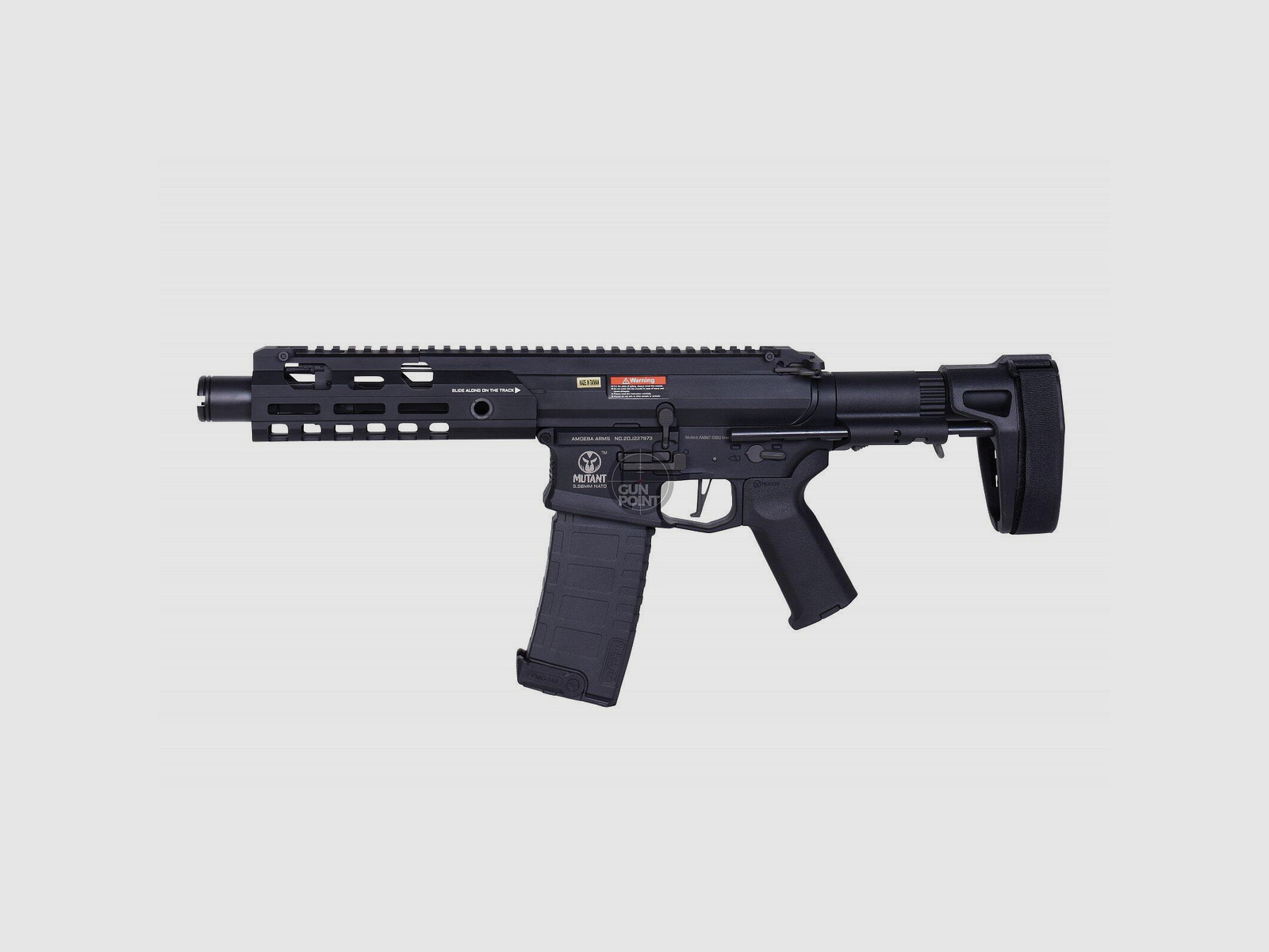 Softair - Gewehr - Ares Amoeba Mutant AMM7 EFCS S-AEG schwarz - ab 18, ber 0,5 Joule