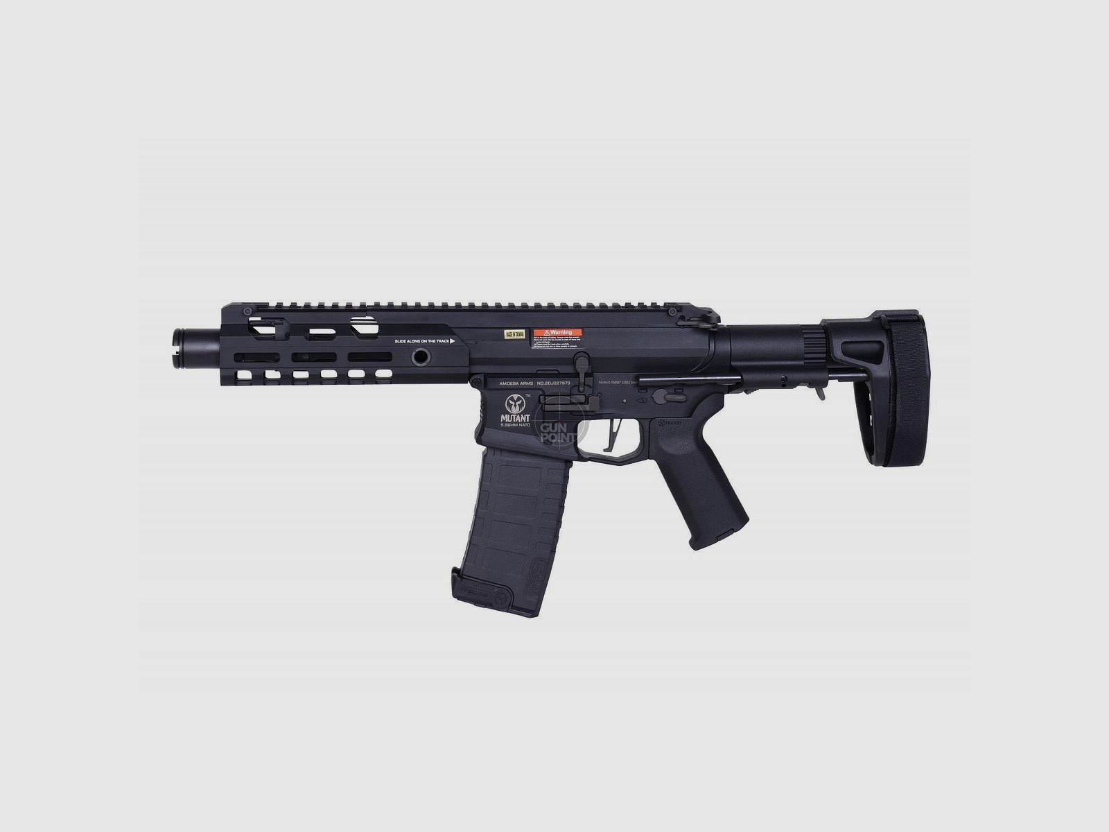 Softair - Gewehr - Ares Amoeba Mutant AMM7 EFCS S-AEG schwarz - ab 18, ber 0,5 Joule