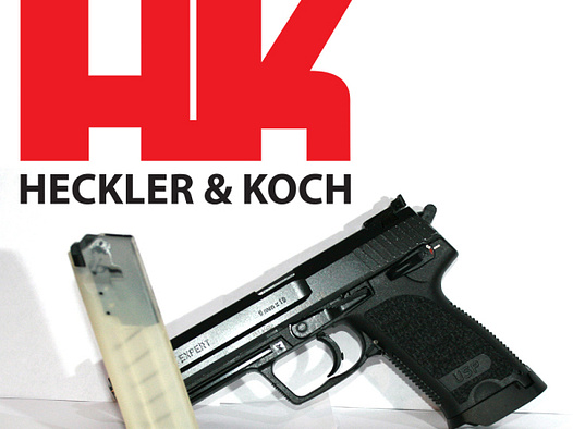 Heckler&Koch Pistole USP Expert 9mmLuger (9x19) Sportpistole mit Jet-Funnel, 132mmLaufl. - 18-Schuss
