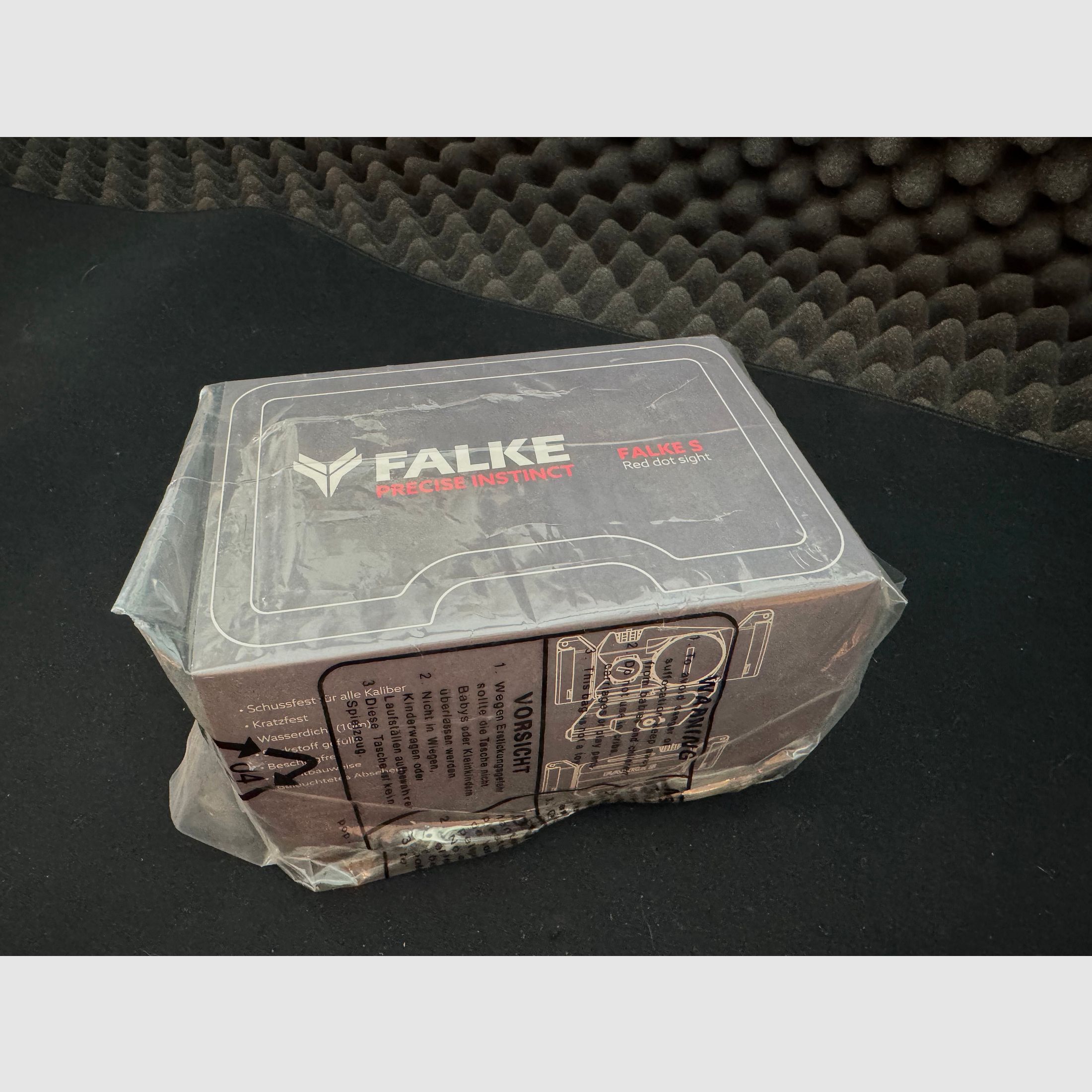 Falke S Red dot Sight, Rotpunktvisier, Durchgehen, Reflexvisier, AR-15, 