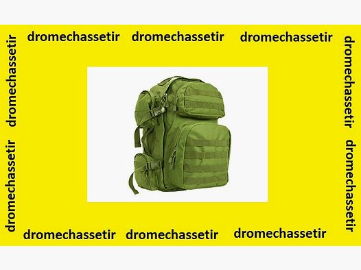 Sac a dos tactique multi poches, vert kaki