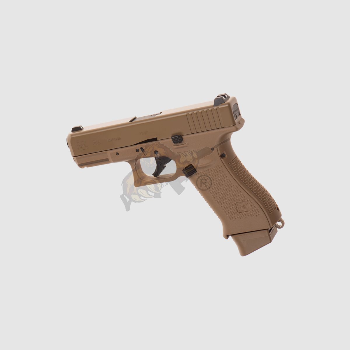 Glock 19X - Metalowy Zamek, Co2 GBB 6mm BB - Coyote - UMAREX