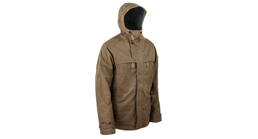 Waldkauz STEINKAUZ Wachsjacke "Regensegen", Khaki