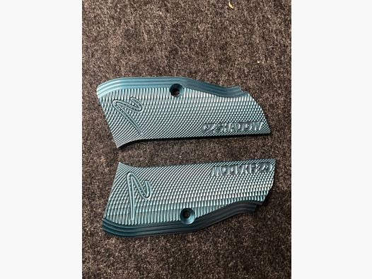 CZ Shadow 2 original manici in alluminio blu (Palm Swell / grande)