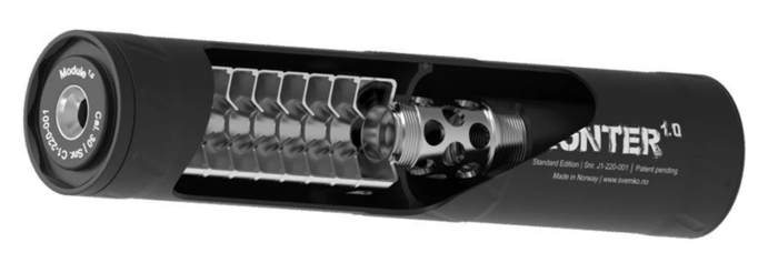 Modérateur de son Svemko Hunter Standard 1.0 avec filetage QM .375, 9,5 mm, image 3 sur 3