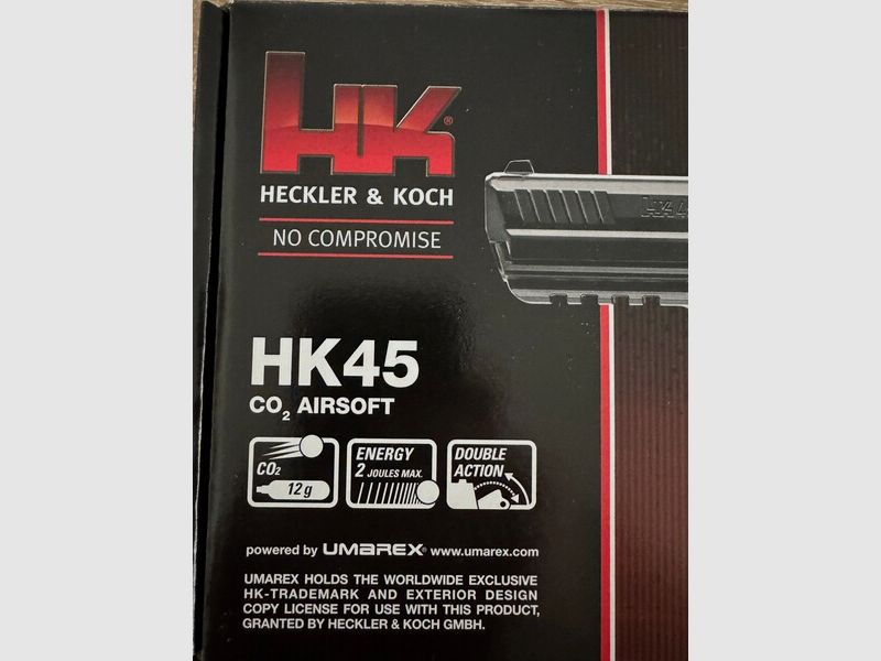CO2 Pistole HK 45 6mm Airsoft