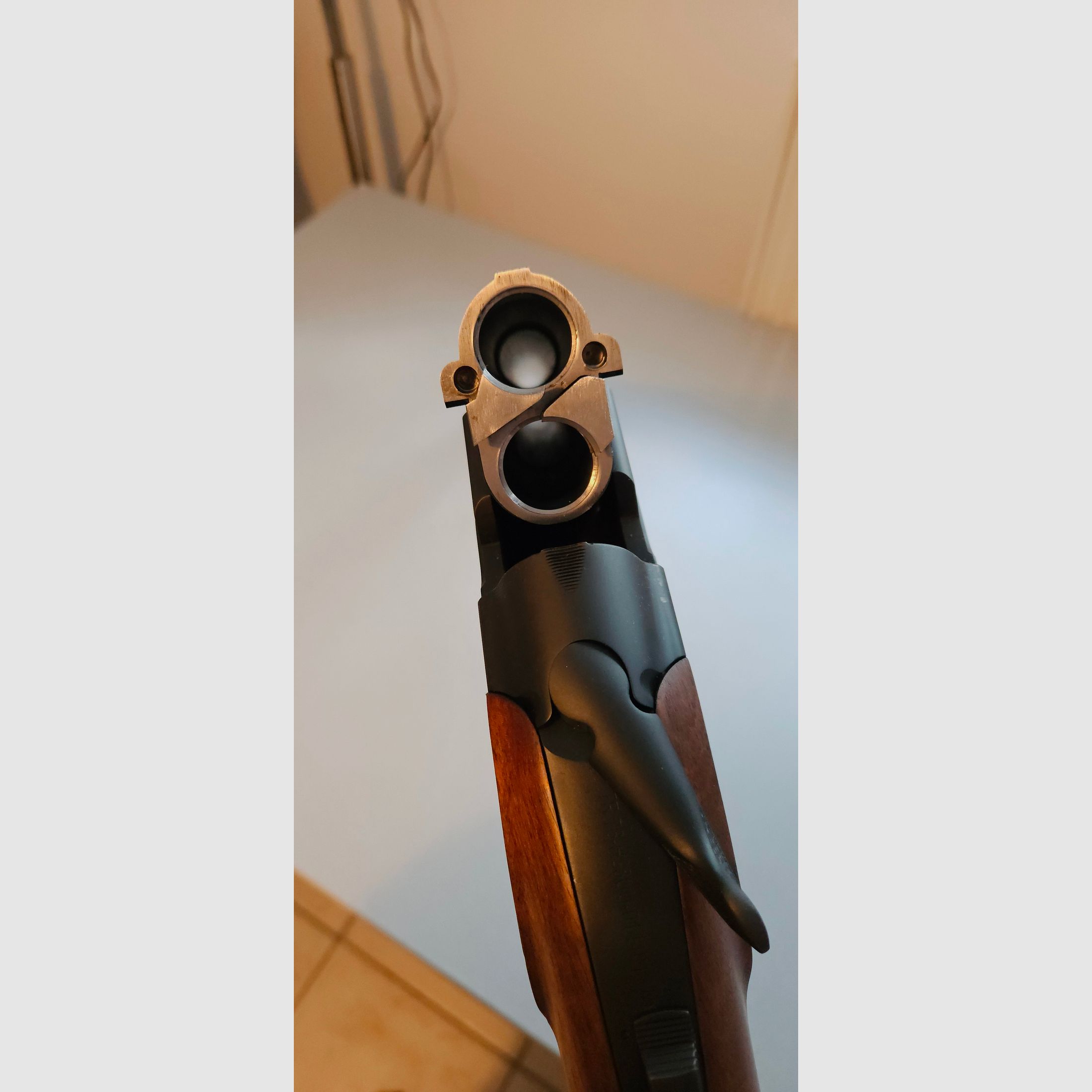 Double-barreled shotgun Brenner BF18 in caliber 12/76 and a barrel length of 71cm
