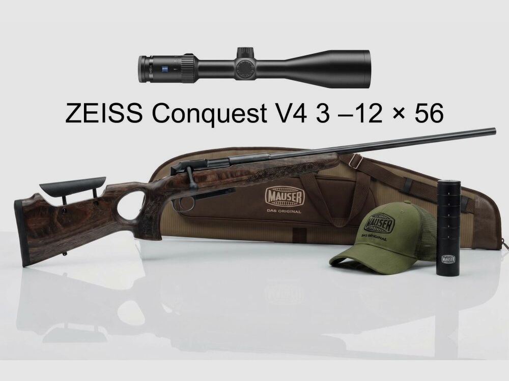 Aktions-Set Mauser 25 Max .308 Win. Geradezug-Repetierer mit ZEISS V4 3 - 1 .308Win, Bild 1 von 6