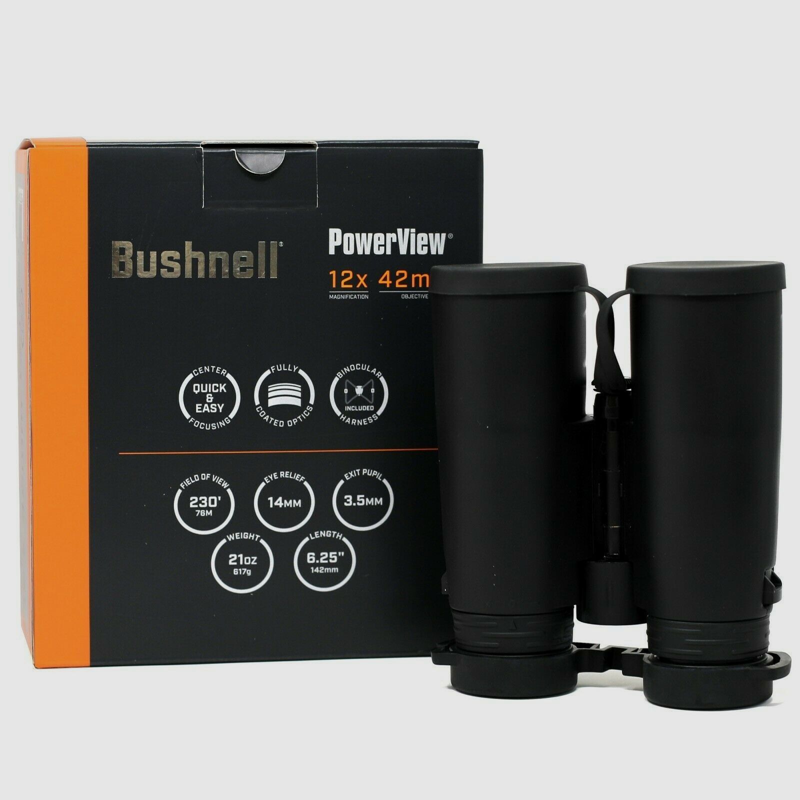 Prismático BUSHNELL POWERVIEW 2 – 12×42, imagen 6 de 6