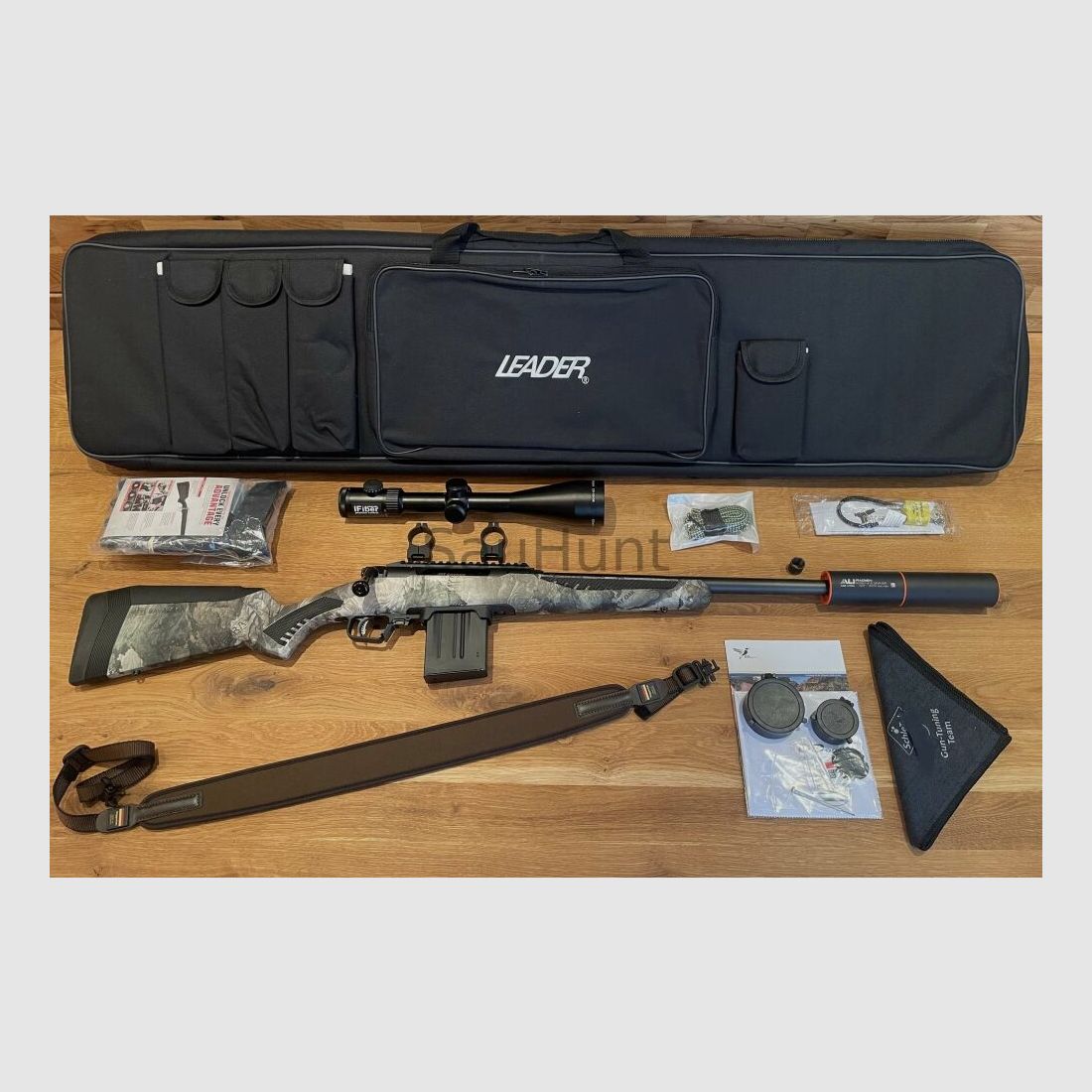 Savage Impulse Predator 20" Lauf Paket mit DDOptics Glas, Schalldämpfer uvm	 Der Geradezugrepetierer im Zukunftskaliber 6,5mm Creedmoor