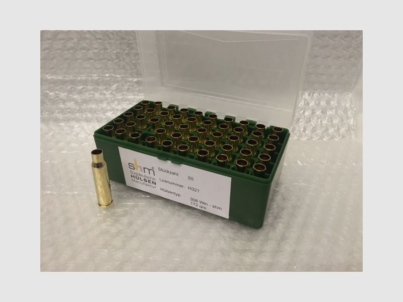 SHM Hülsen 9,3x64 50 Stück