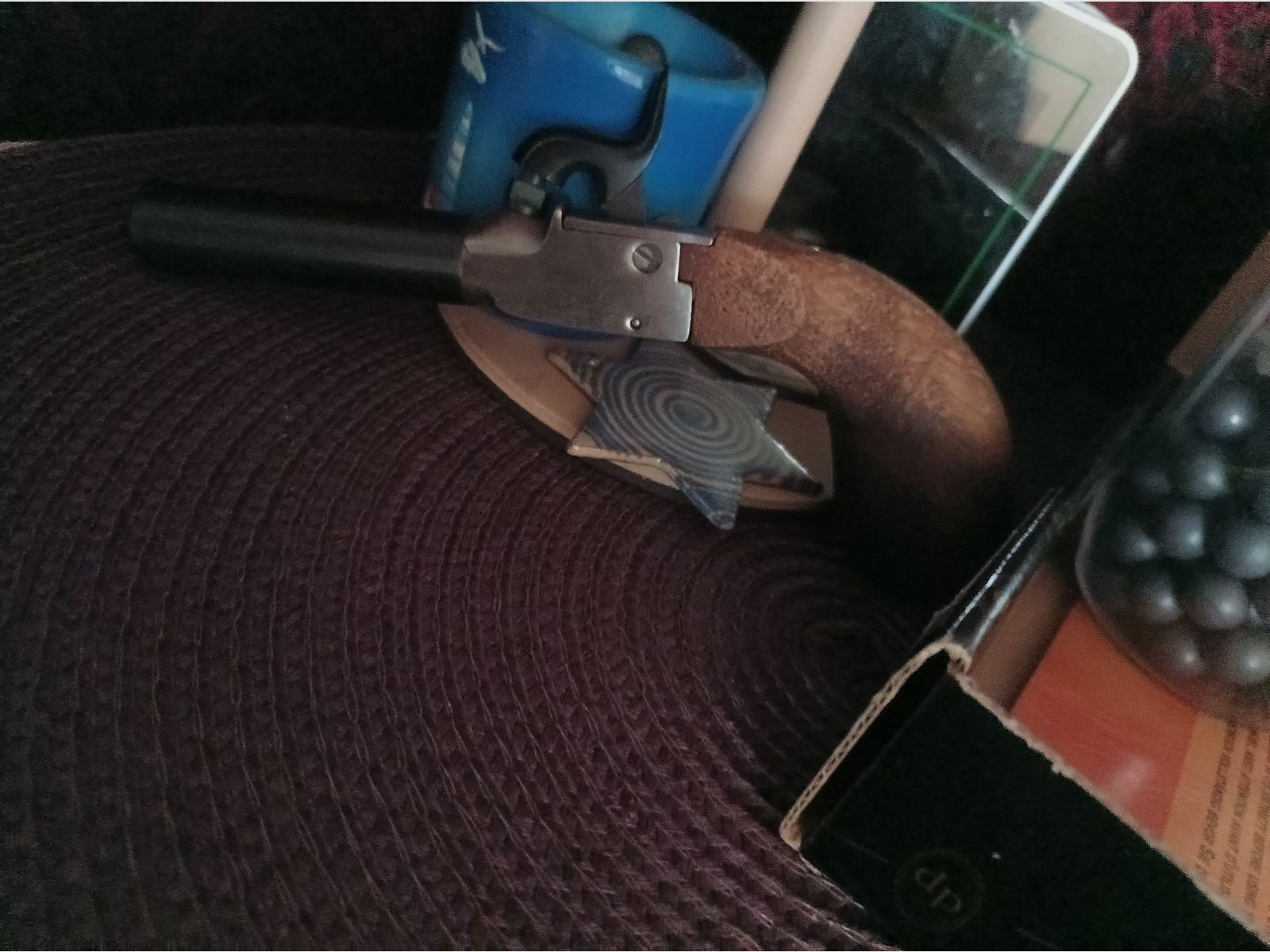 Derringer Pedersoli Liège en Cal 44 avec accessoires et boîte d'origine