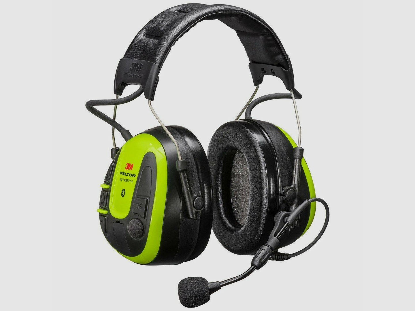 3M Peltor WS Alert X vert néon avec protection auditive Bluetooth