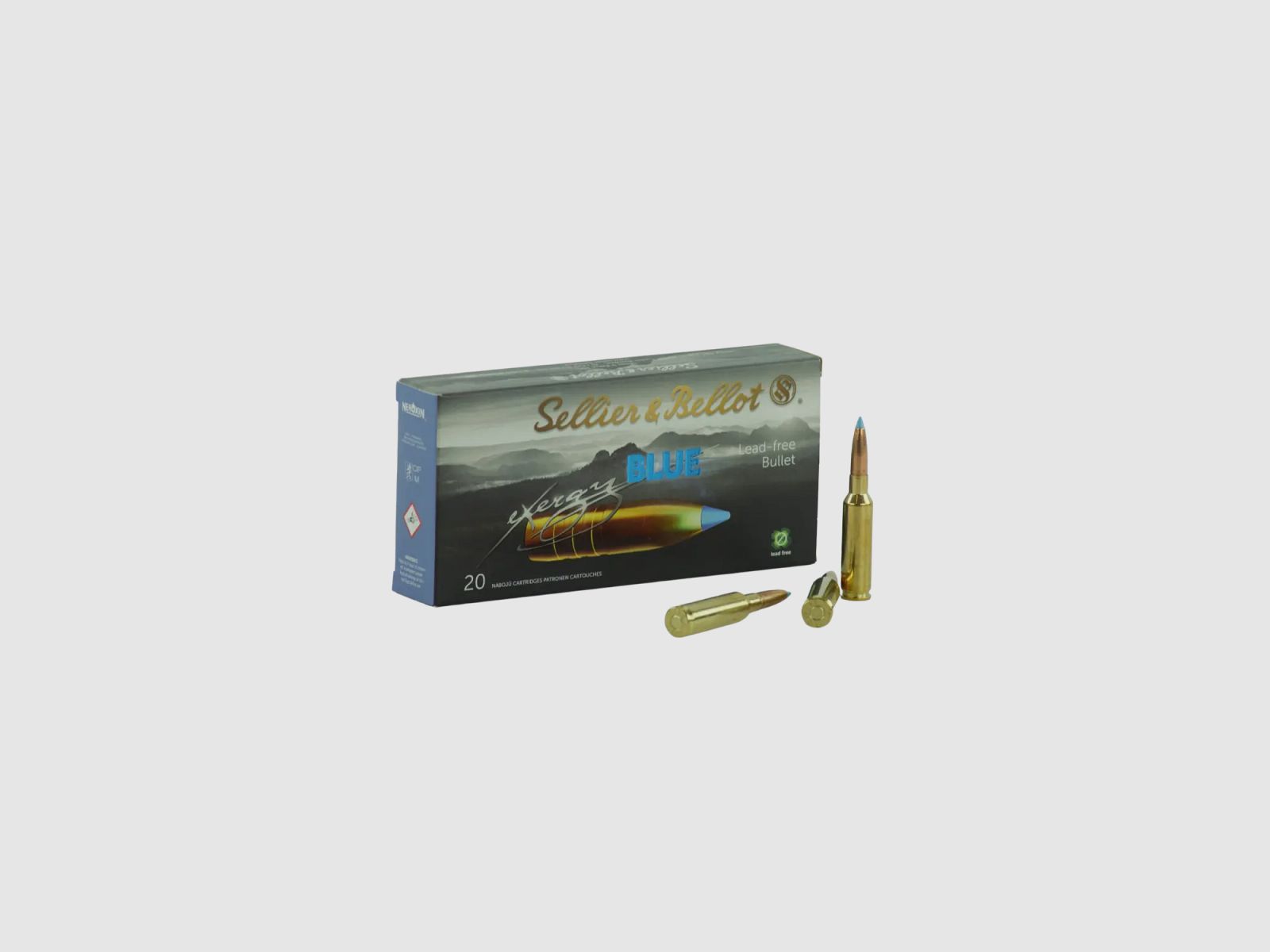 S&B 6,5 Creedmoor TXRG blue bleifreie Jagdpatronen 120grs