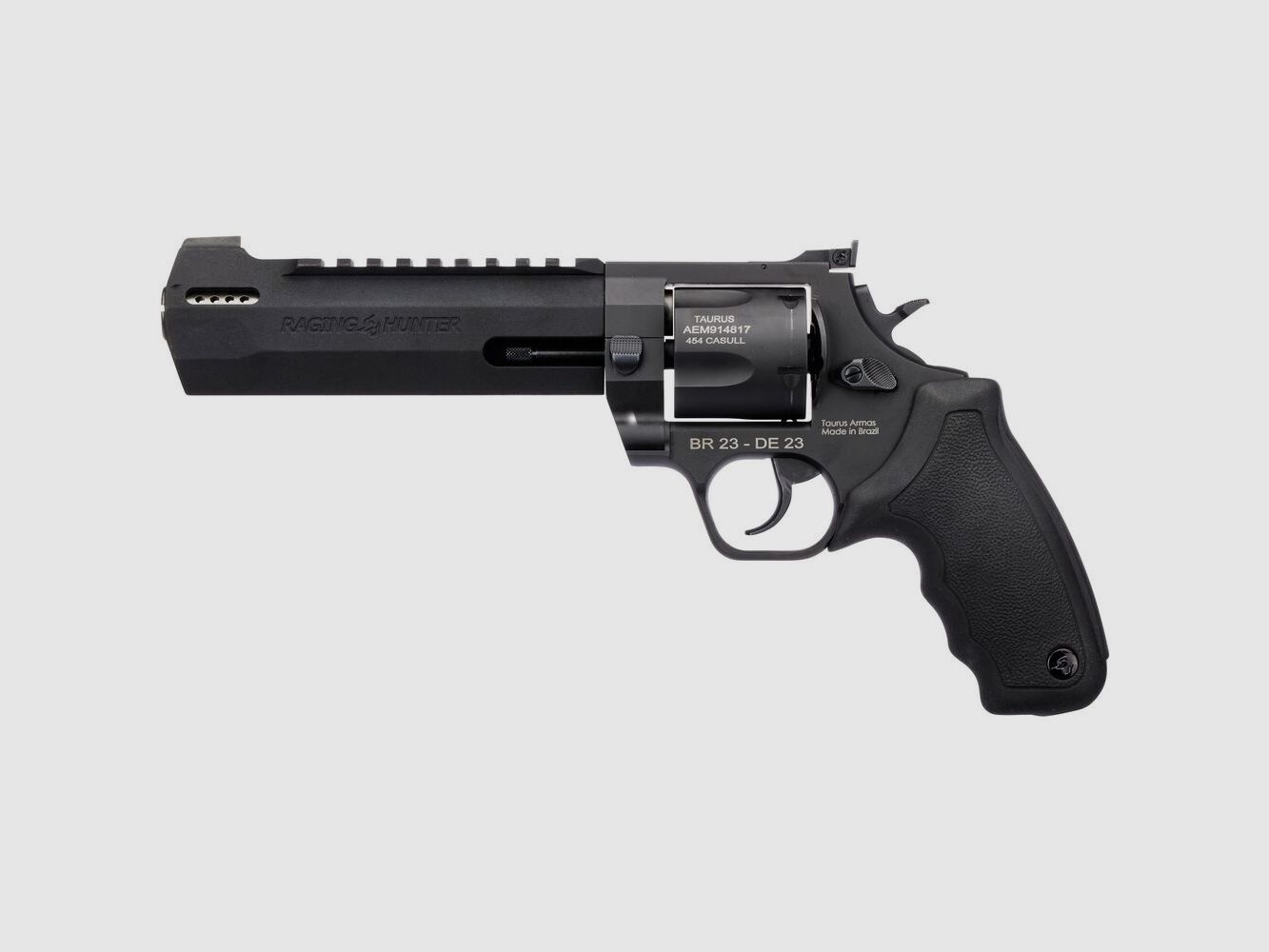 Taurus Revolver Raging Hunter - 6 3/4" kaliber .454 Casull mat zwart