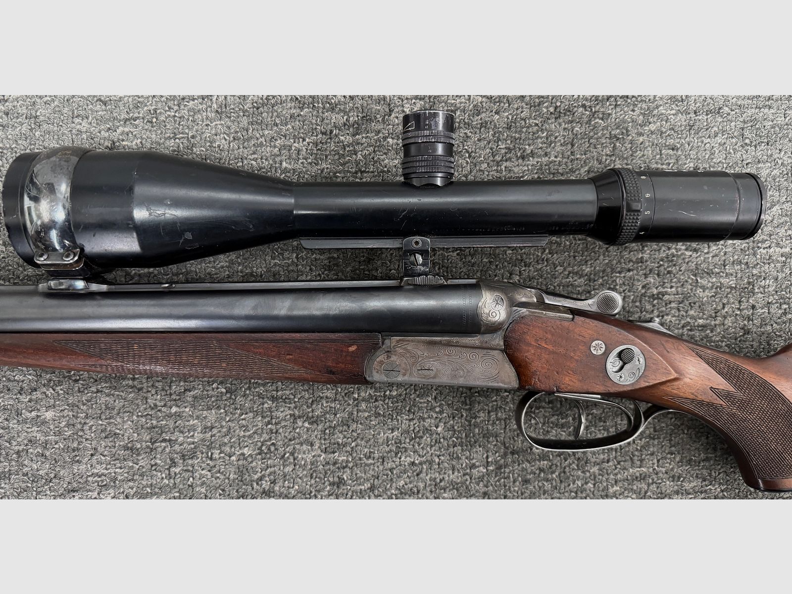 Suhler Drilling .30-06 & .22 Hornet & 12/70 mit Kahles 3-12x56 mit Nachtleuchtpunkt