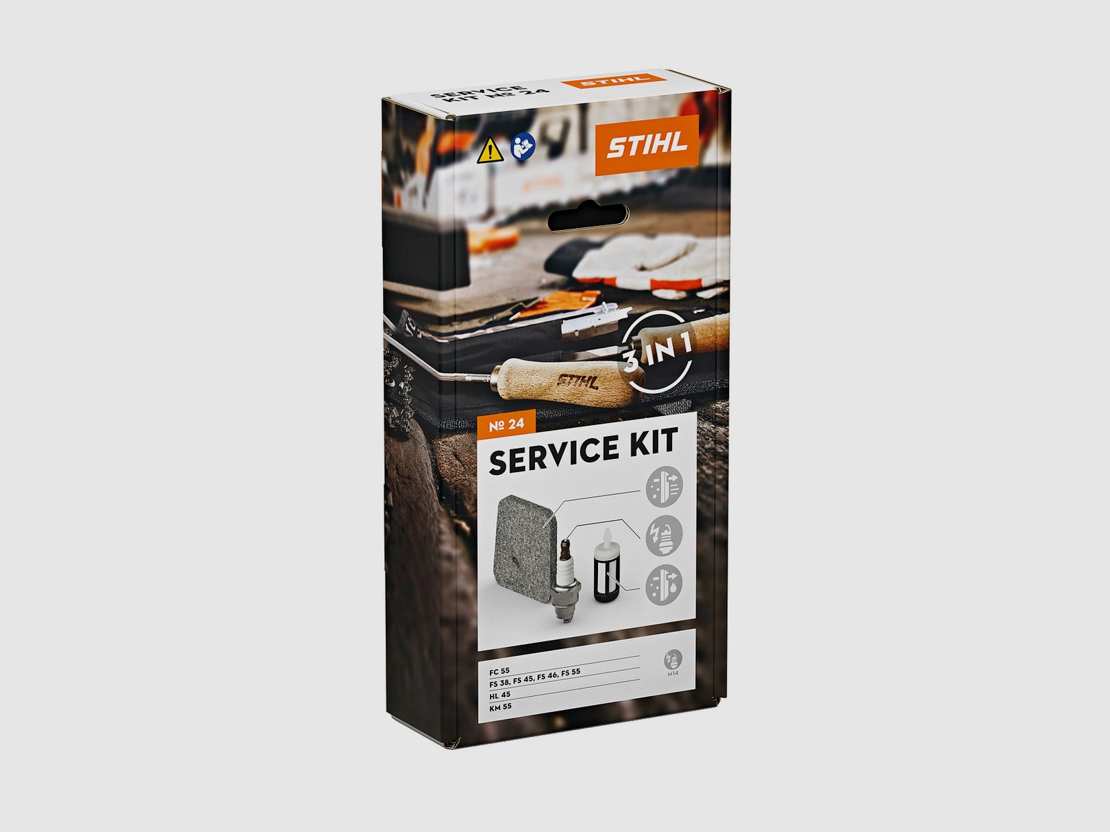 Stihl service kit for combi engines, brushcutters, pole pruners and drills