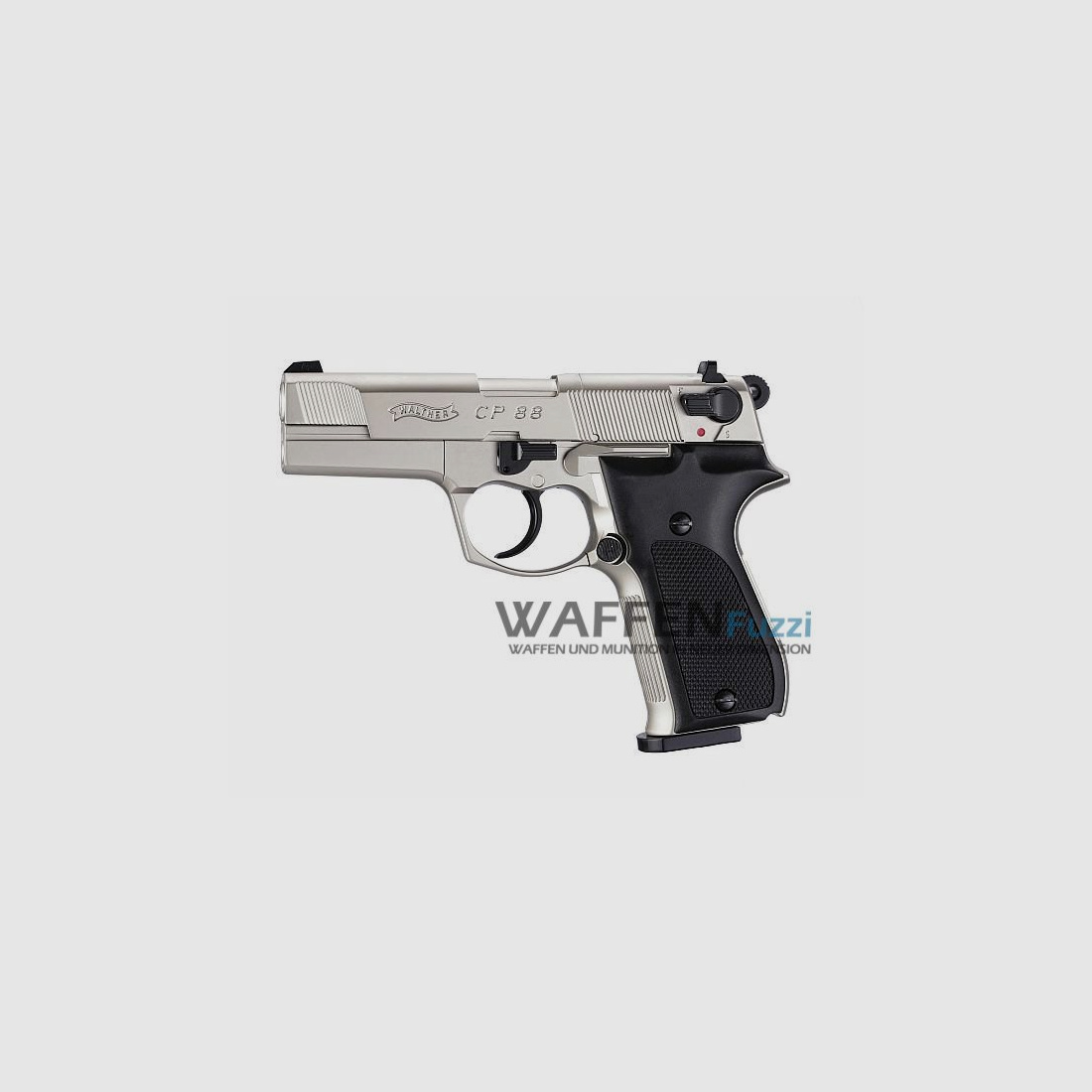 Walther CP88 CO2 Pistole 4,5 mm Diabolo, vernickelt