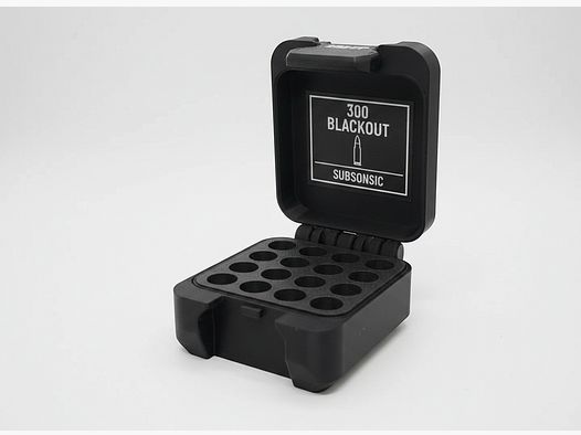 Filamelt ammunition box / .45 ACP (Automatic Colt Pistol) / 'Folding / latch cover' / cartridge box, ammo box
