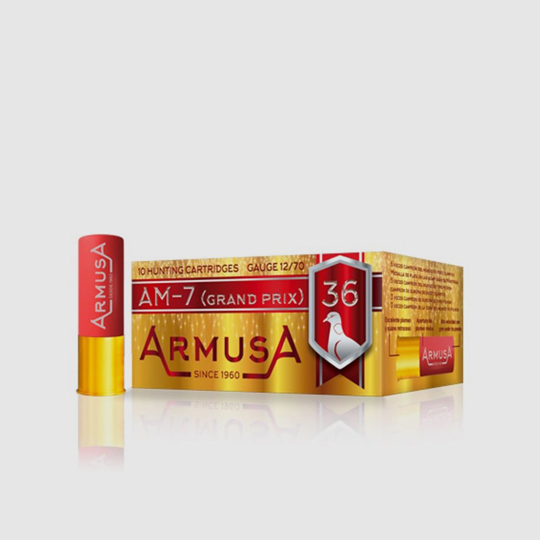 Cartouches de Tir Pigeon ARMUSA AM-7 Grand Prix - Calibre 12