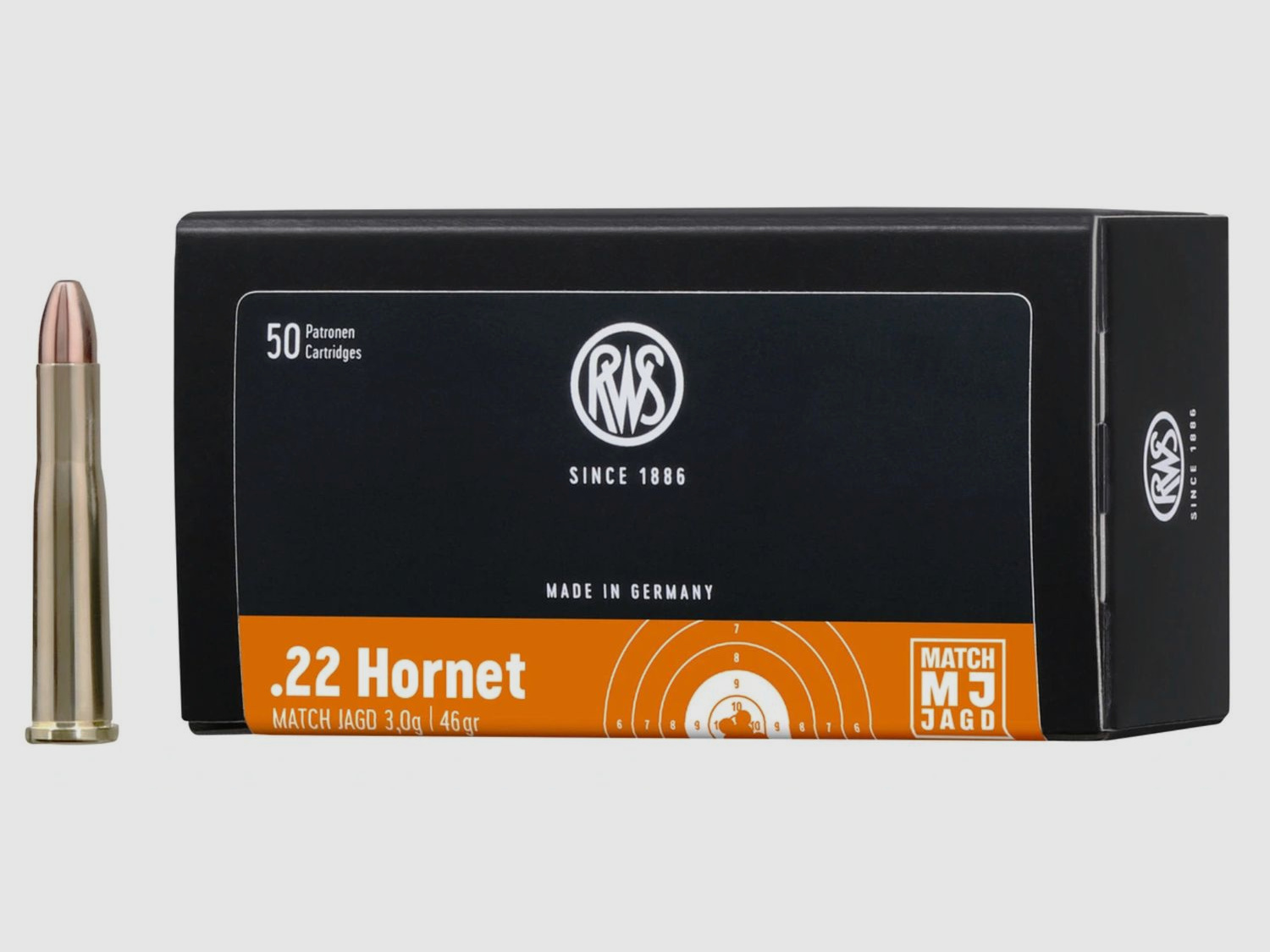 RWS Match Jagd Kal. 22 Hornet - 3,0g / 46gr