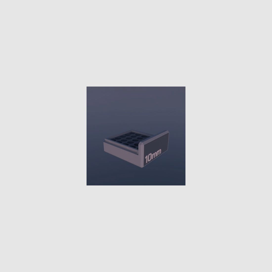 Filamelt Munitionsbox / 10mm Auto / ‘Schiebedeckel’ / Patronenbox, Ammo Box