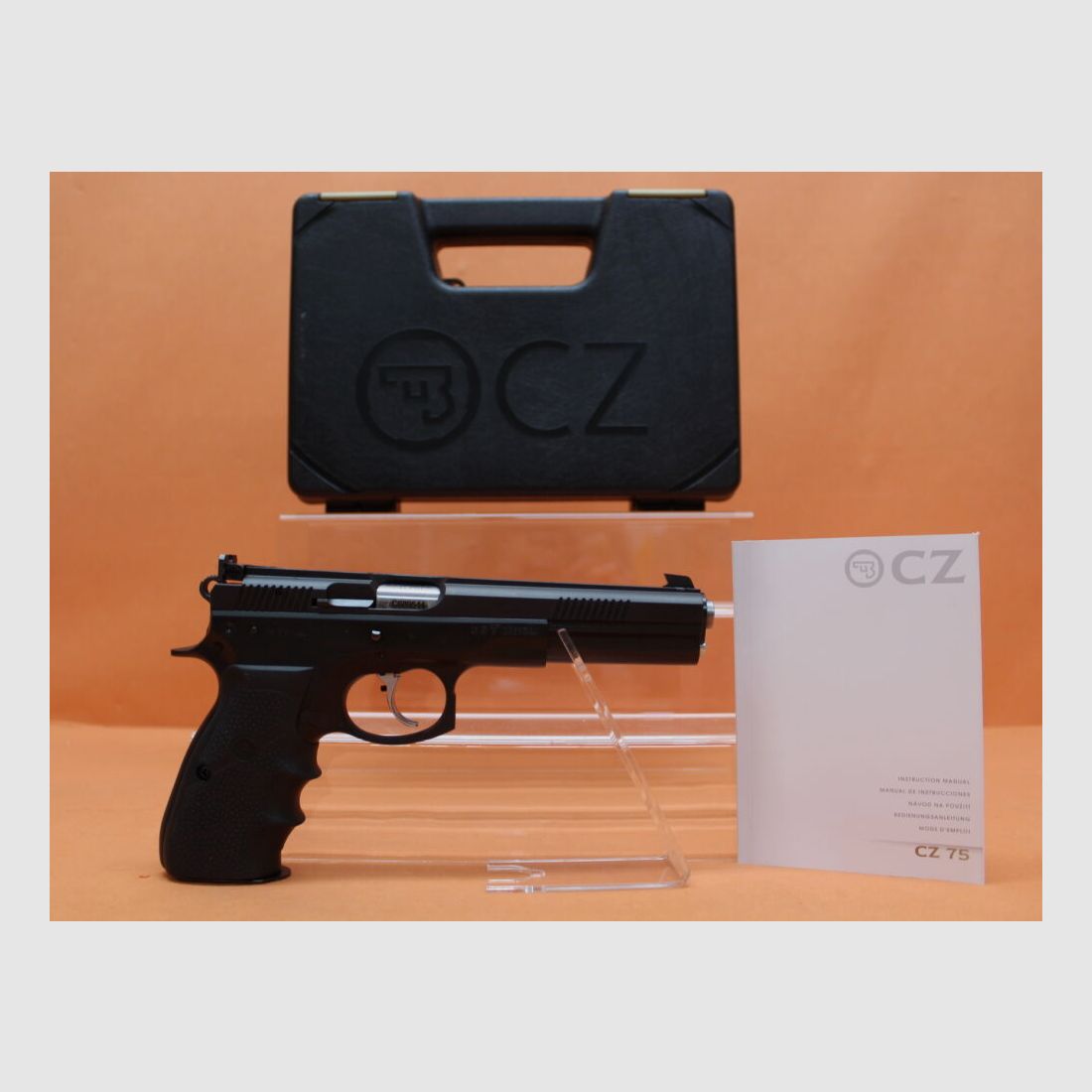 CZUB/ Waffen Oschatz Ha.Pistole 9mmLuger Waffen Oschatz CZ 75 Sport II DA/SA Abzug 6" Lauf/ Sportvisierung (9mmPara/9x19)