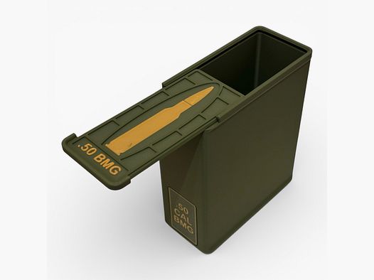Coconut Innovations Ammunition Box / .50 BMG / 'Sliding Lid' / Cartridge Box, Ammo Box