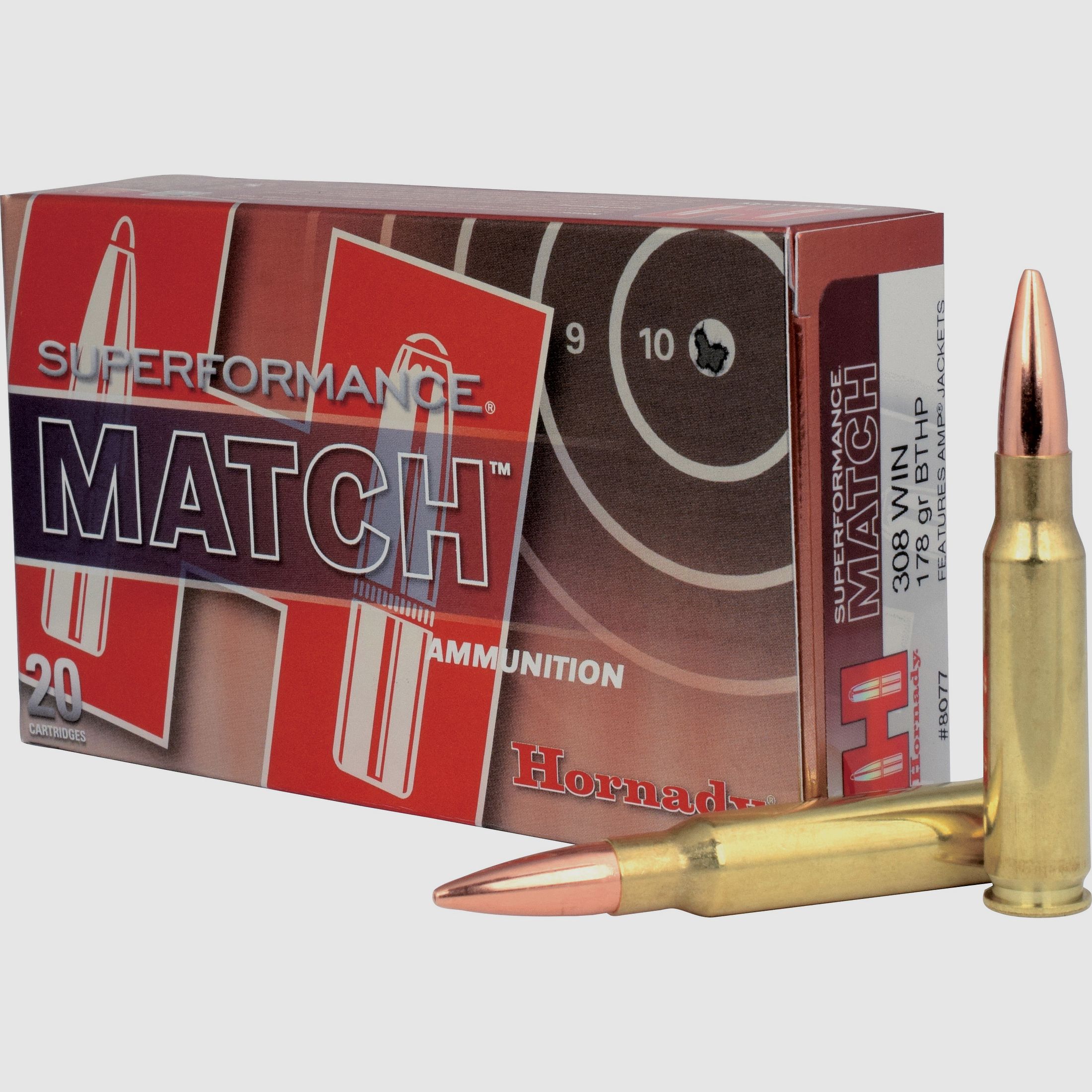 HORNADY .308 Win. BTHP Match 168grain