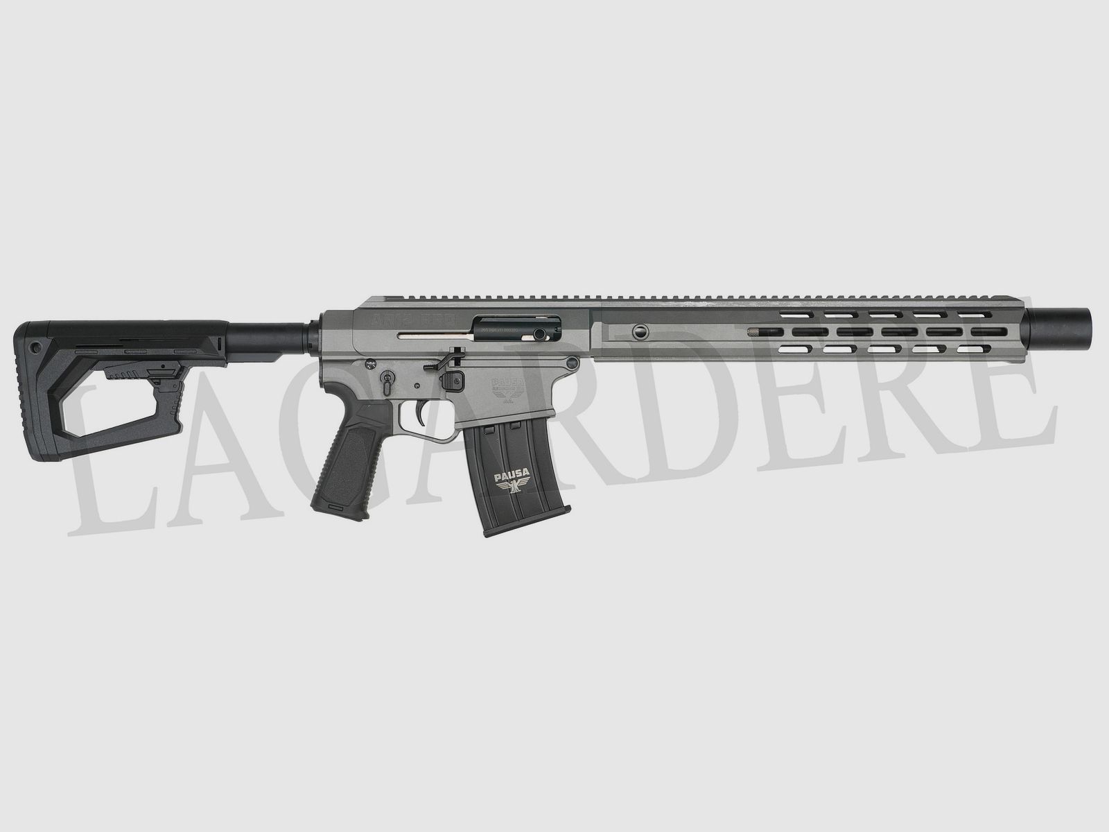 PANZER ARMS USA AR12 PRO GREY LONG 18,5" (MILITARNY KARABIN SEMI-AUTO Z GŁADKĄ LUFĄ)
