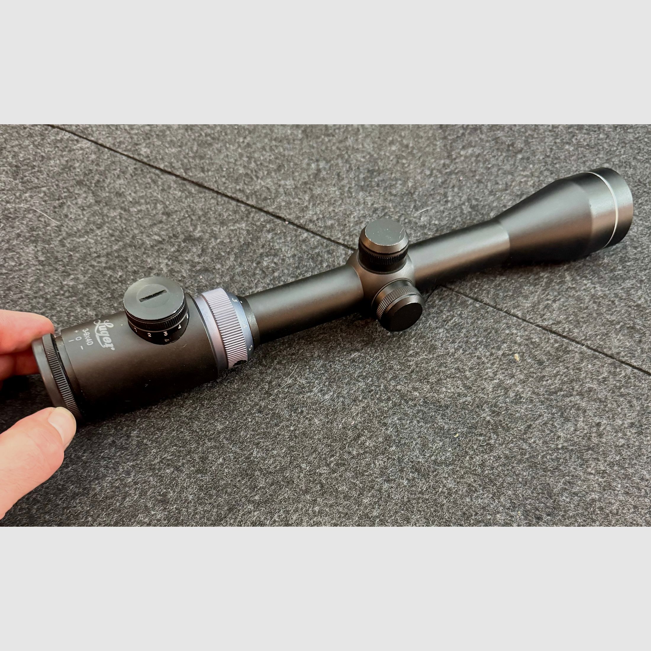 Zielfernrohr Luger 3-9x40 mit Leuchtpunkt, Absehen 4 fein