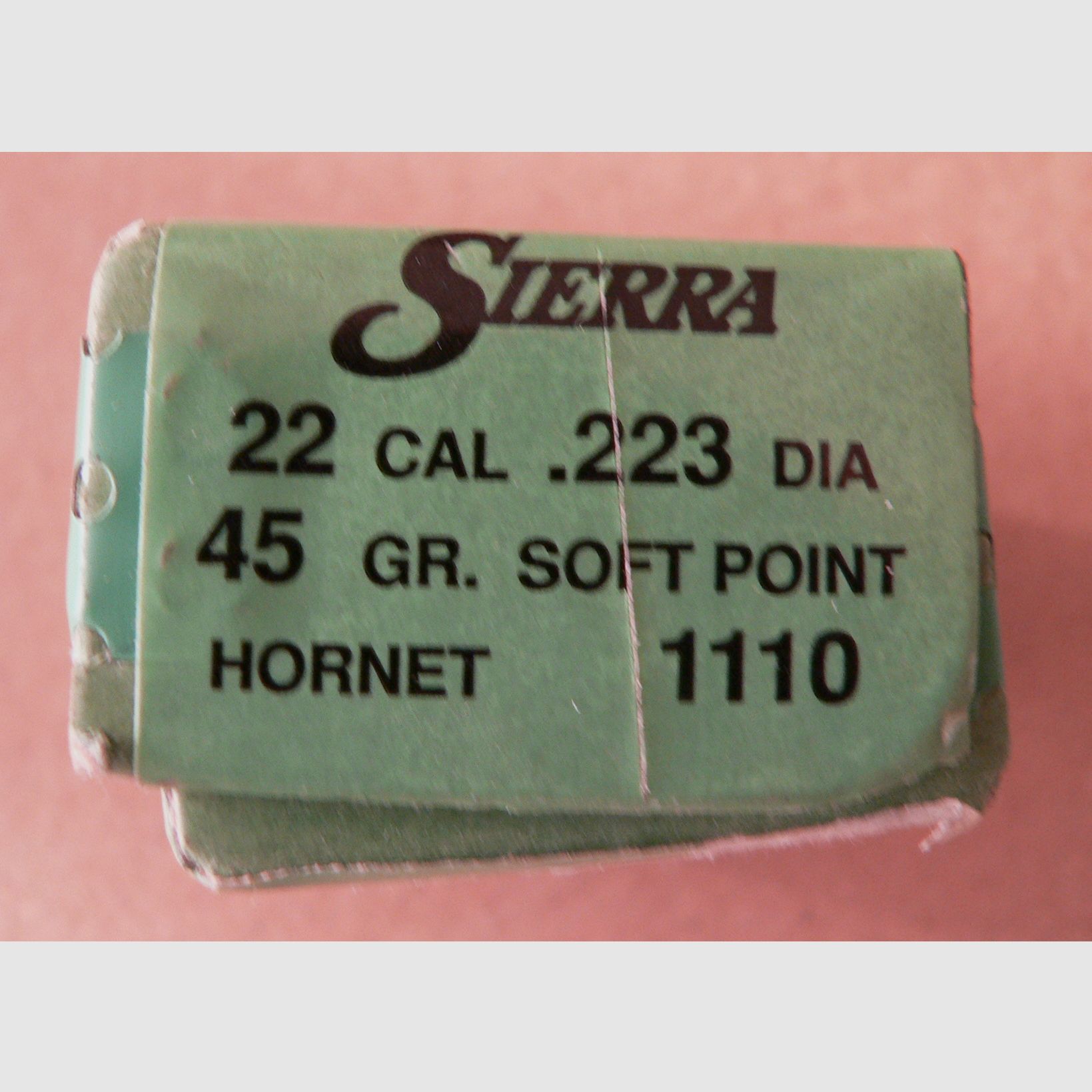 Sierra proyectiles 22 cal.  223 DIA  45 gr SP Varminter