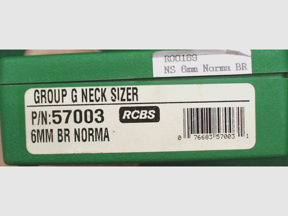 RCBS matrice di calibrazione del collo singolo 6mm Norma BR, immagine 2 di 2
