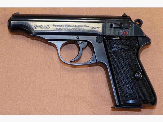 Walther Pistol - Zella Mehlis Model PP RFV Caliber 7.65