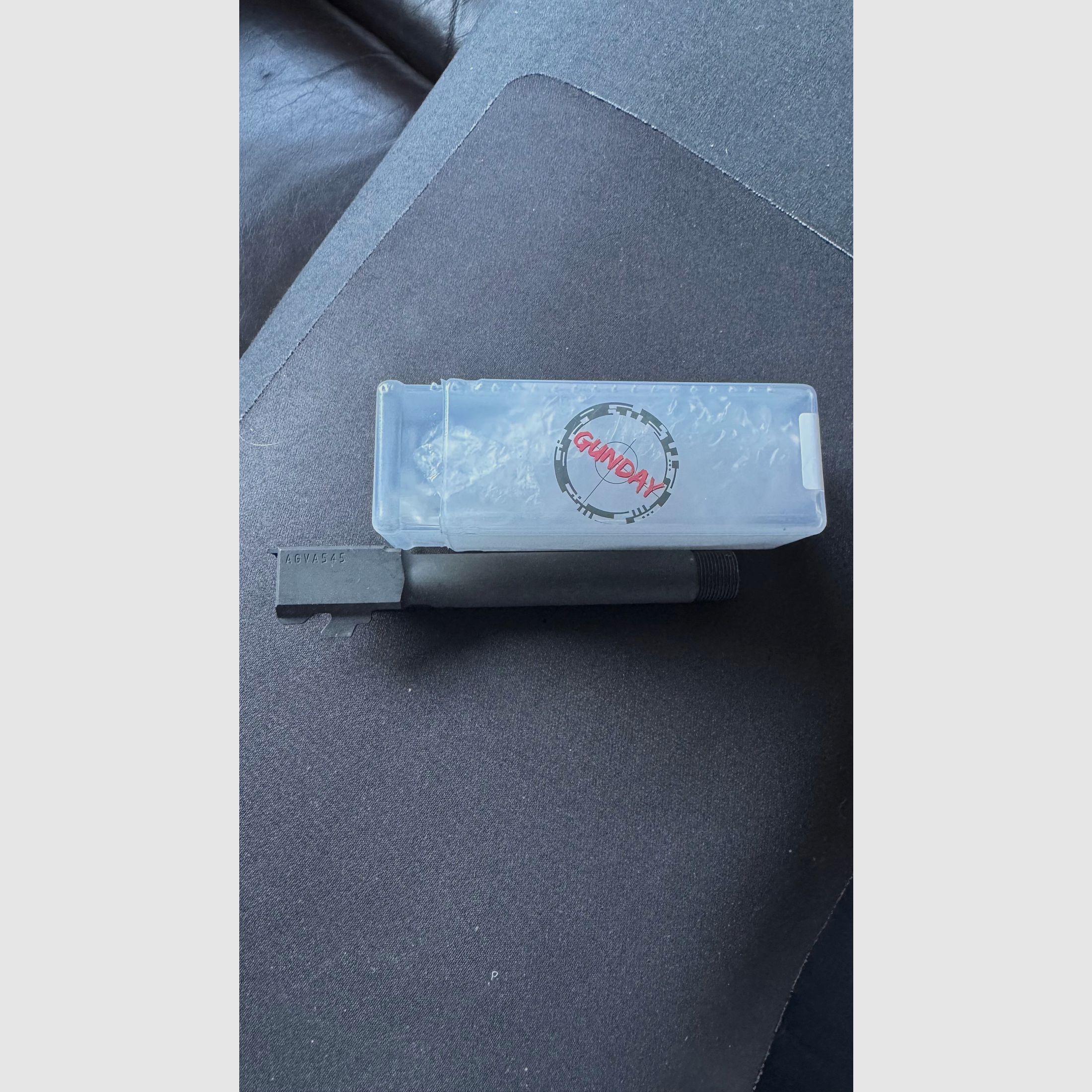 GUNDAY Steel Threaded Barrel für VFC/SRC Glock 17 Gen 5 14mm CCW Stahl Gewindelauf Linksgewinde